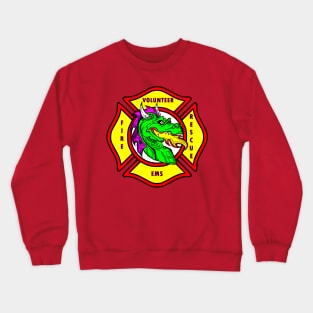 Firefighter Dragon Volunteer Crewneck Sweatshirt